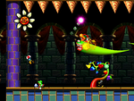 The image for "Baby Bowser Battle" from Yoshi's Story on Nintendo Music.