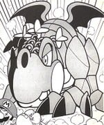 Hooktail in the Paper Mario RPG Special Comic