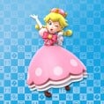 Peachette, as shown in an opinion poll on the drivers added to Mario Kart 8 Deluxe as part of Wave 6 of the Booster Course Pass DLC