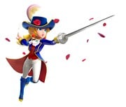 Artwork of Swordfighter Peach from Princess Peach: Showtime!