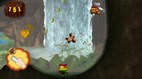 Rumble Falls screenshot in New Play Control! Donkey Kong Jungle Beat