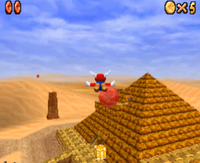 Free Flying for 8 Red Coins from Super Mario 64 DS