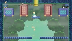 A section of the Dizzy Dash Down with Oseru Ashibas from the attraction Mysterious! Maze Race from the game Super Mario Bros. Wonder – Nintendo Switch 2 Edition + Meetup in Bellabel Park