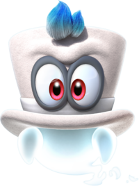 Artwork of Cappy from Super Mario Odyssey