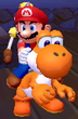 Orange Yoshi in Super Mario Sunshine.