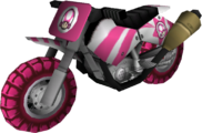 The model for Toadette's Standard Bike S from Mario Kart Wii