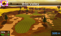 Hole 1 of Wild Valley from Mario Sports Superstars