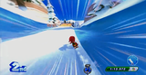 Knuckles competing in Winter Sports Champion Race.