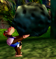 Chunky carrying Rock DK64.png