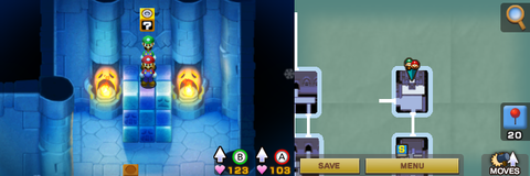 Twelfth block in Joke's End of Mario & Luigi: Superstar Saga + Bowser's Minions.