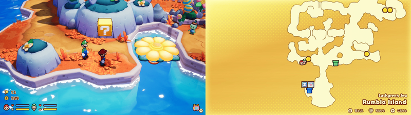 11th ? block in Rumbla Island from Mario & Luigi: Brothership