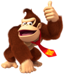 Artwork of Donkey Kong from Mario & Sonic at the Rio 2016 Olympic Games