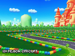 GBA Peach Circuit seen in Mario Kart DS.