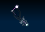 Waluigi's constellation in the game Mario Party 9.