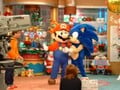 Mario's guest appearance along with Sonic in the December 17, 2001 episode of Oha Suta