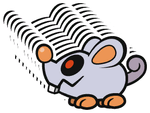 The Scaredy Rat 10-Stack from Paper Mario: Color Splash.