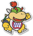 Artwork of Bowser Jr. from Paper Mario: The Origami King