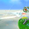 Squared screenshot of wind in Super Mario Galaxy.