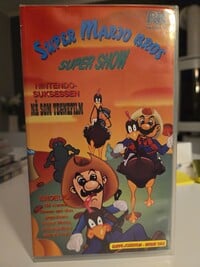 Cover of the Super Mario Bros. Super Show Norwegian VHS