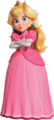 Princess Peach posing with her arms crossed