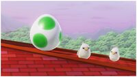 A Yoshi's Egg in Super Mario Odyssey.