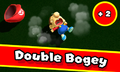 Baby Mario scores a Double Bogey