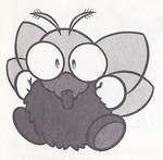 Artwork of a Bē from Wario Land: Super Mario Land 3