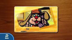 One of the Character Cards, as they appear on the TV.