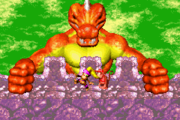 Boss level: Stronghold Showdown (GBA) In the Game Boy Advance version, Stronghold Showdown is completely different, now having a boss fight against Kerozene instead.
