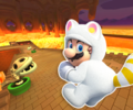 The course icon of the R variant with White Tanooki Mario