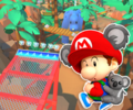 The course icon of the R/T variant with Baby Mario (Koala)