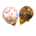 Vanilla & Chocolate Balloons Mushroom Plus