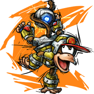 Diddy Kong artwork for Mario Strikers: Battle League