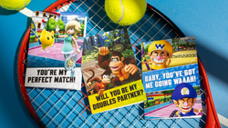 Mario Tennis Fever Valentine's Day Cards.