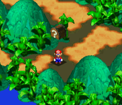 First Treasure in Mushroom Way of Super Mario RPG: Legend of the Seven Stars.