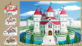 Paper Mario: The Origami King concept art No. 1: Peach's Castle Exterior