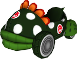 The model for Bowser's Piranha Prowler from Mario Kart Wii