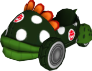 The model for Bowser's Piranha Prowler from Mario Kart Wii