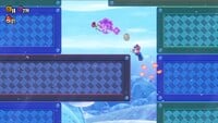 The first 10-flower coin in Badge Challenge Dolphin Kick I in Super Mario Bros. Wonder