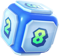 Artwork of a Dice Block from Super Mario Party Jamboree