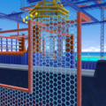 Screenshot of a Chain-Link from Super Mario Sunshine.