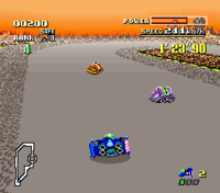 Screenshot of F-Zero for the Super Nintendo Entertainment System - uploaded for use on the Famicom Grand Prix series page