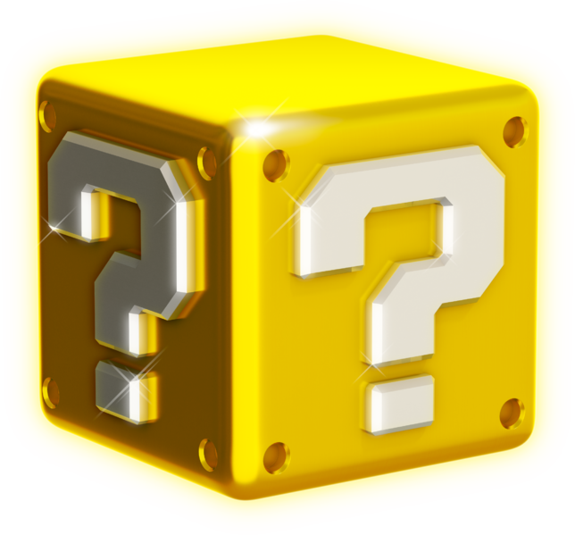 File:Shiny Question Block Artwork - Super Mario 3D World.png