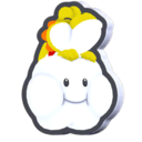 Cloud Yellow Yoshi Standee from Super Mario Bros. Wonder