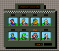 All characters in the go-kart