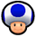 A face icon for Blue Toad, from Mario Sports Mix.