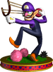 Artwork of Waluigi from Mario Party 5.