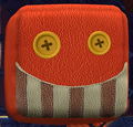 Red Ugoku Leather Block