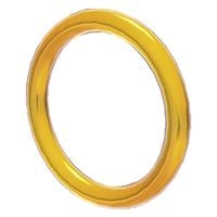 A Gold Ring from Super Mario 3D World.