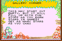 Yoshi introduces the Gallery Corner